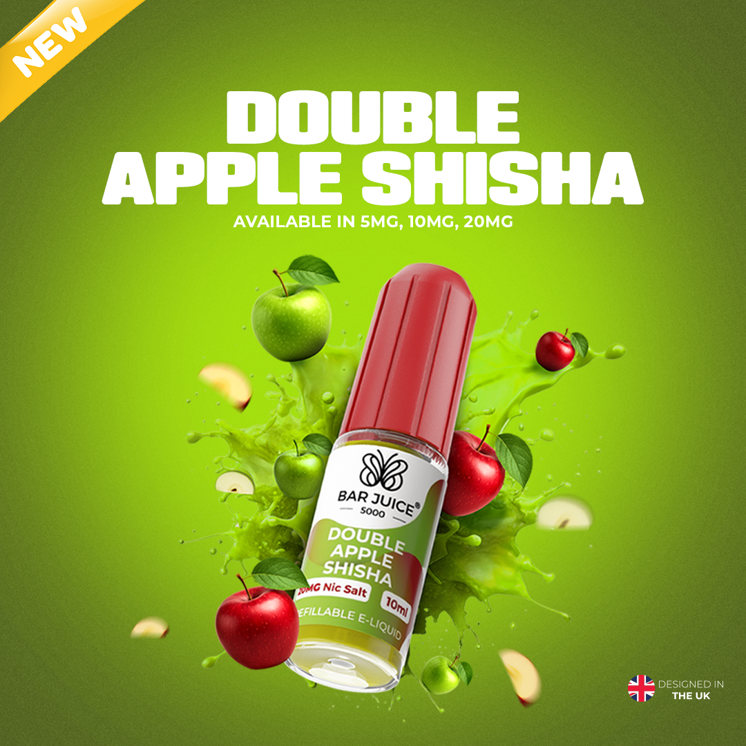 elf bar vape uk Double Apple E-Juice by BLVK main image 1