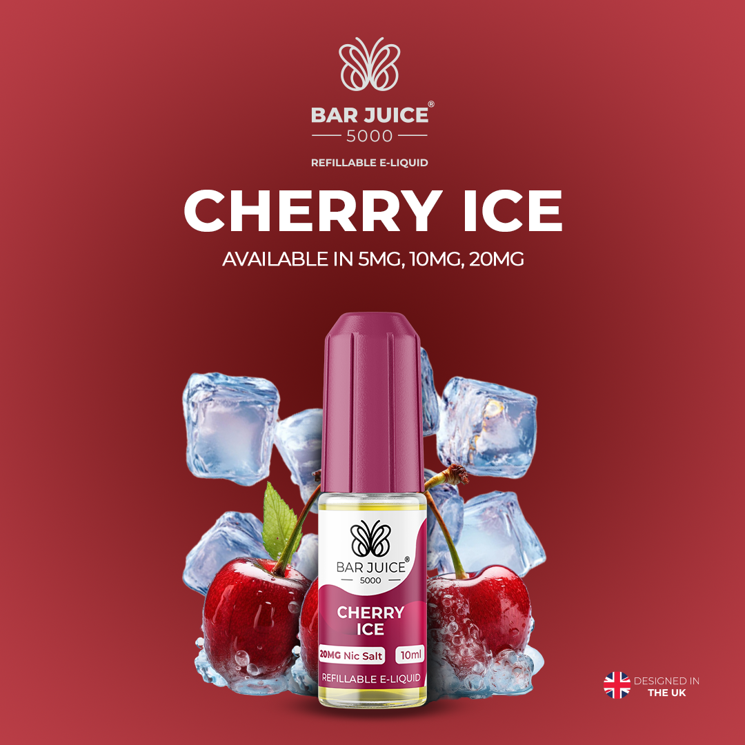 Cherry Ice Nic Salt E-Liquid | Vape Juice by Bar Juice BAR JUICE Cherry Ice Nic Salt E-Liquid | Vape Juice by Bar Juice BAR JUICE