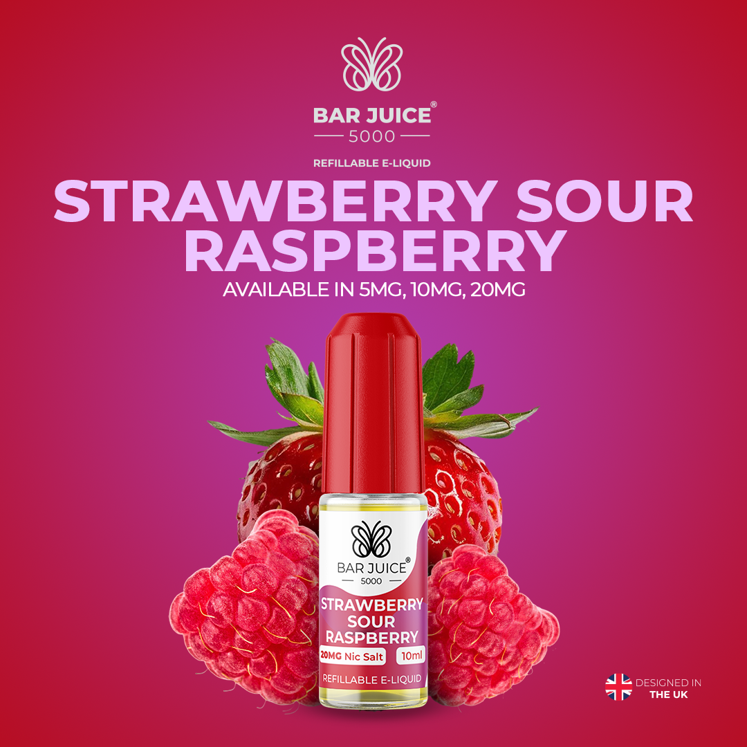 Strawberry Sour Raspberry Nic Salt E-Liquid