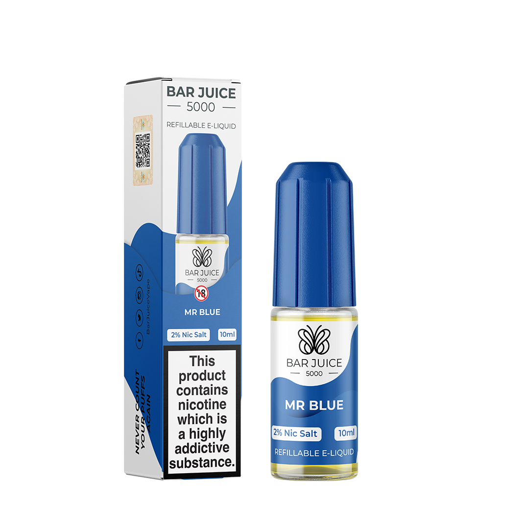 Bar Juice Mr Blue Nic Salt Elf Bar E-Liquid 20mg 10ml
