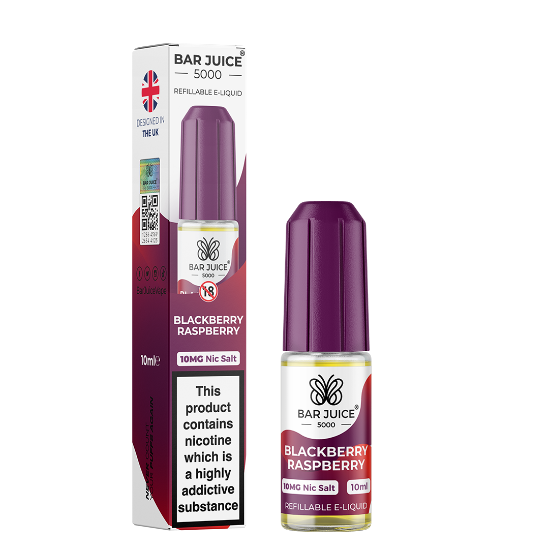 Blackberry Raspberry Nic Salt E-Liquid | Vape Juice by Bar Juice BAR JUICE Blackberry Raspberry Nic Salt E-Liquid | Vape Juice by Bar Juice BAR JUICE