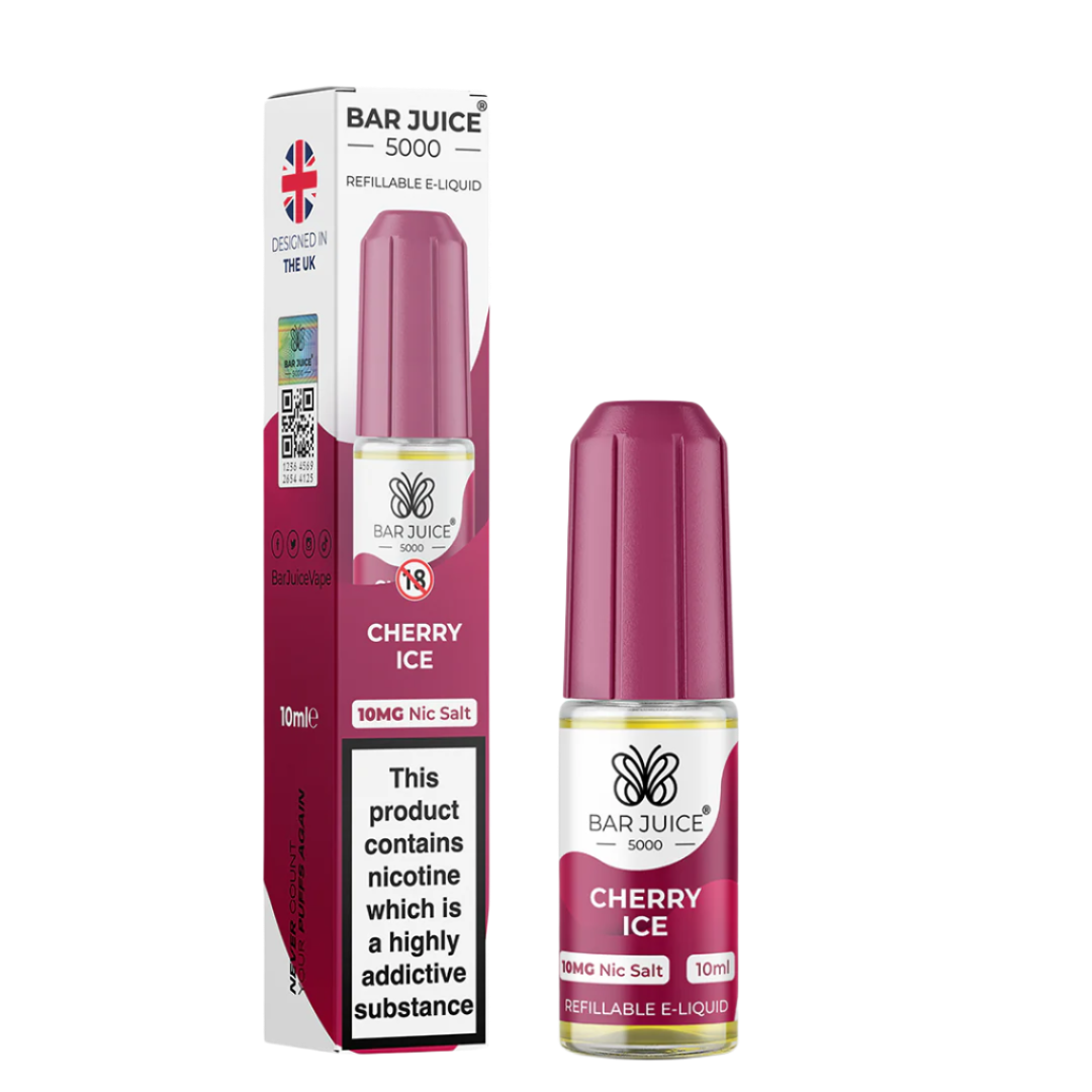 Cherry Ice Nic Salt E-Liquid | Vape Juice by Bar Juice BAR JUICE Cherry Ice Nic Salt E-Liquid | Vape Juice by Bar Juice BAR JUICE