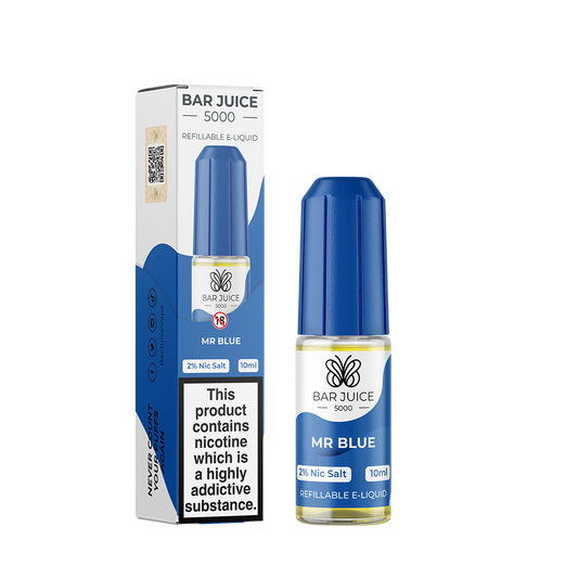 Bar Juice Mr Blue Nic Salt Elf Bar E-Liquid 20mg 10ml